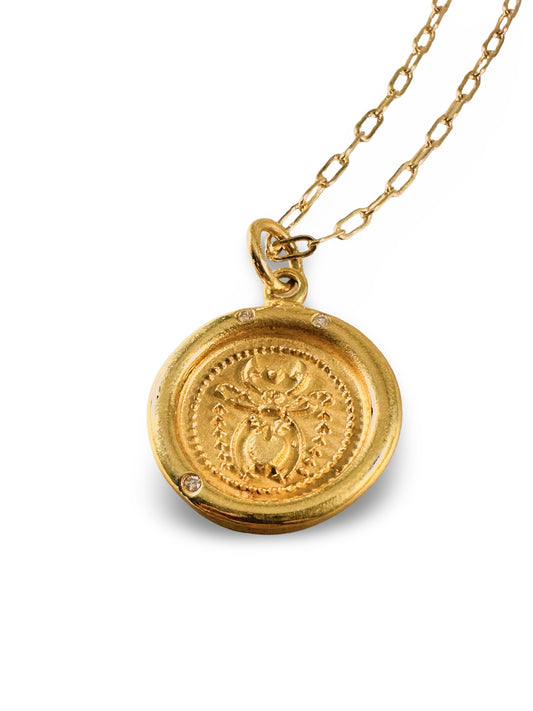 Petite Angel Heart Necklace