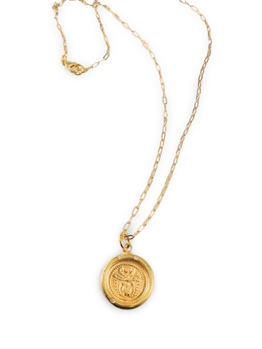 Petite Angel Heart Necklace