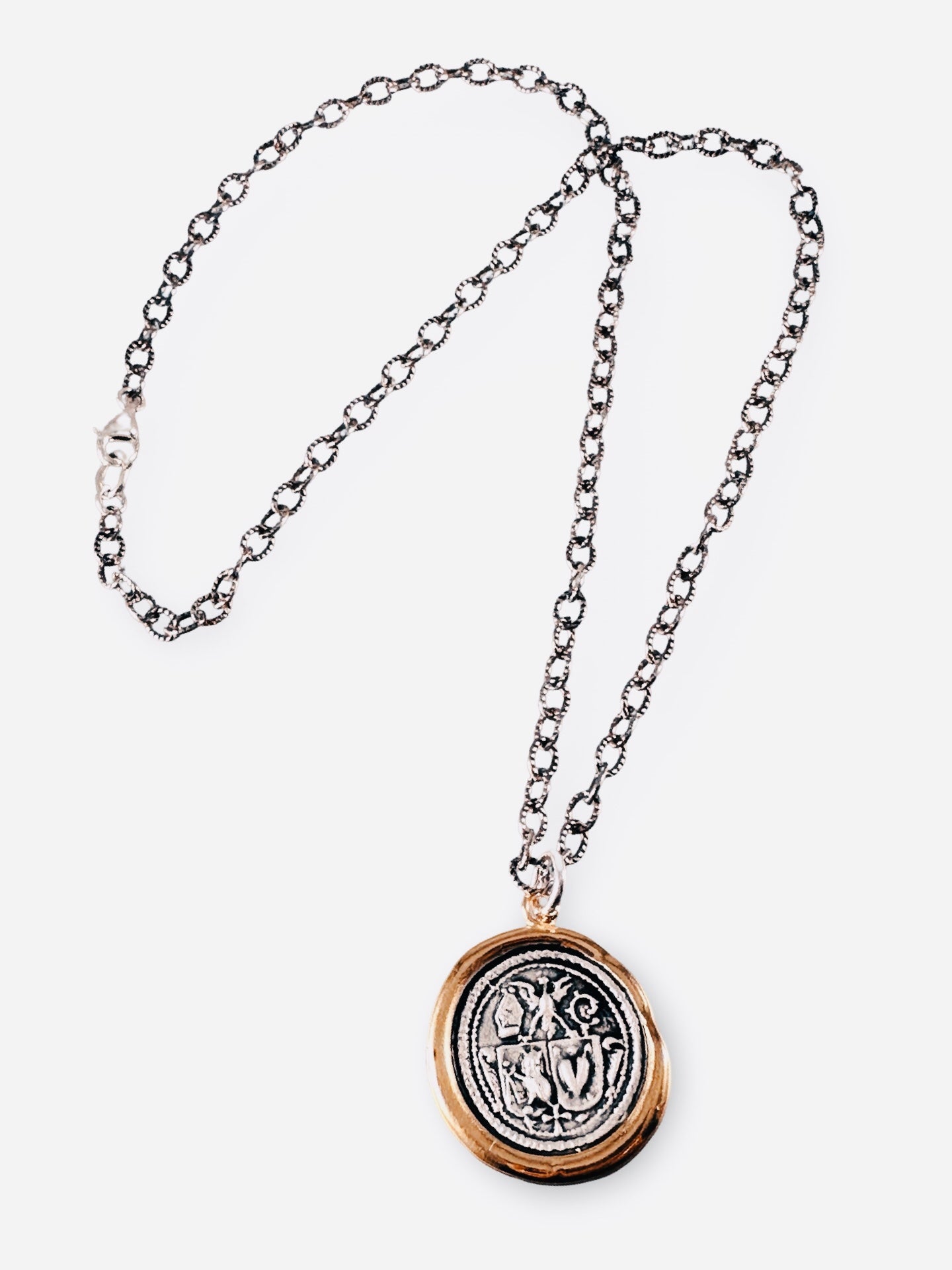 Guardian of the Divine Sterling & Vermeil Necklace