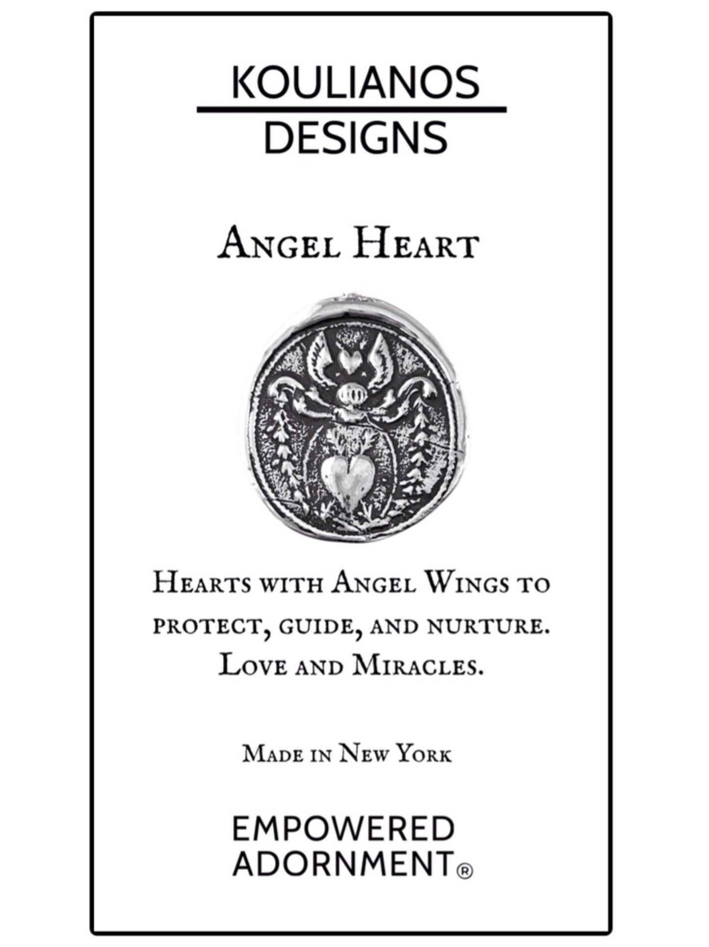 Angel Heart Sterling Pendant