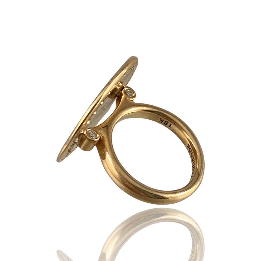 18k Gold Royalty Diamond Ring