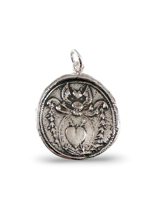 Angel Heart Sterling Pendant