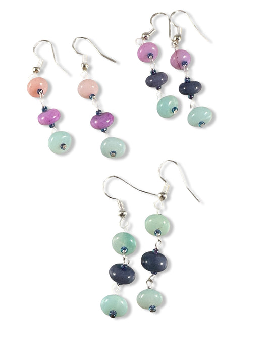 Opal Candy Gemstone Earrings