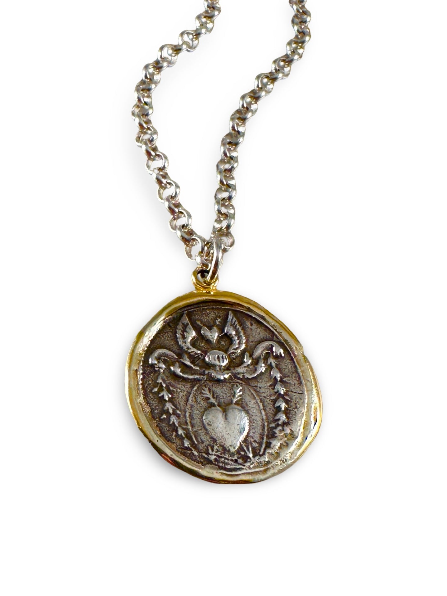 Angel Heart Sterling Pendant
