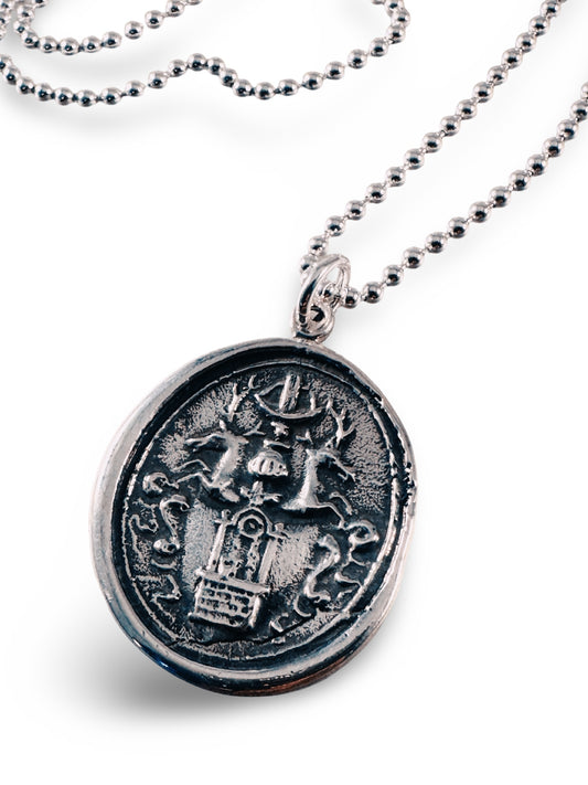 24” Tree of Life Sterling Bead Chain Necklace SM1