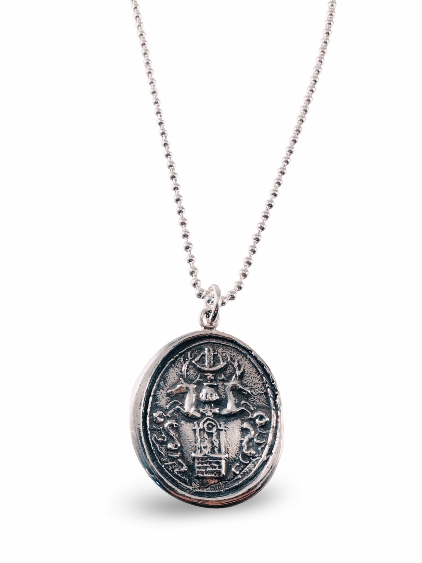 24” Tree of Life Sterling Bead Chain Necklace SM1