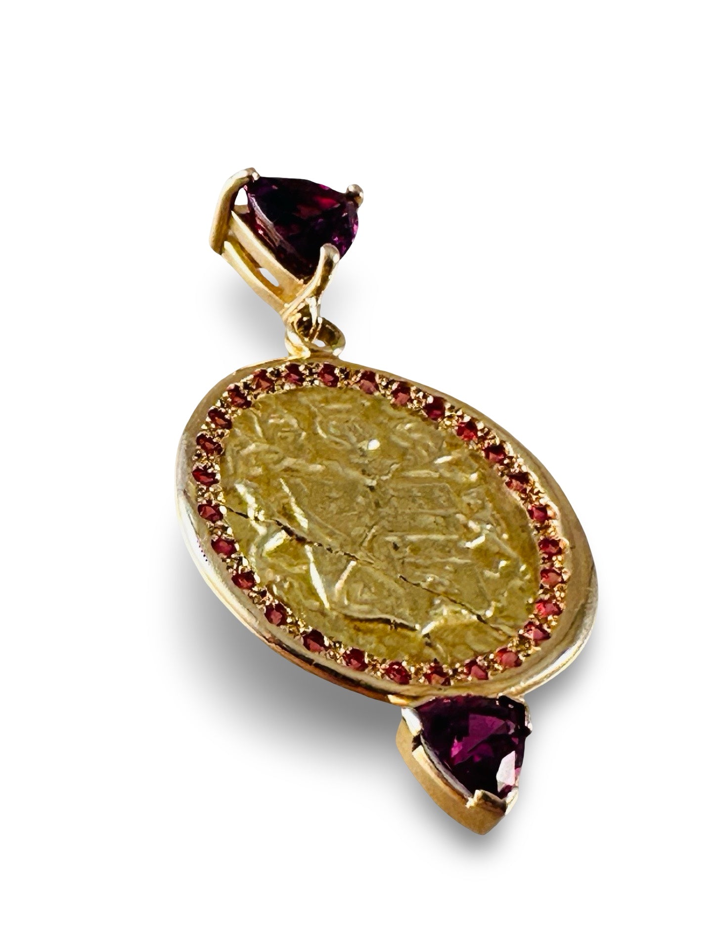 18k Gold Royalty Pendant