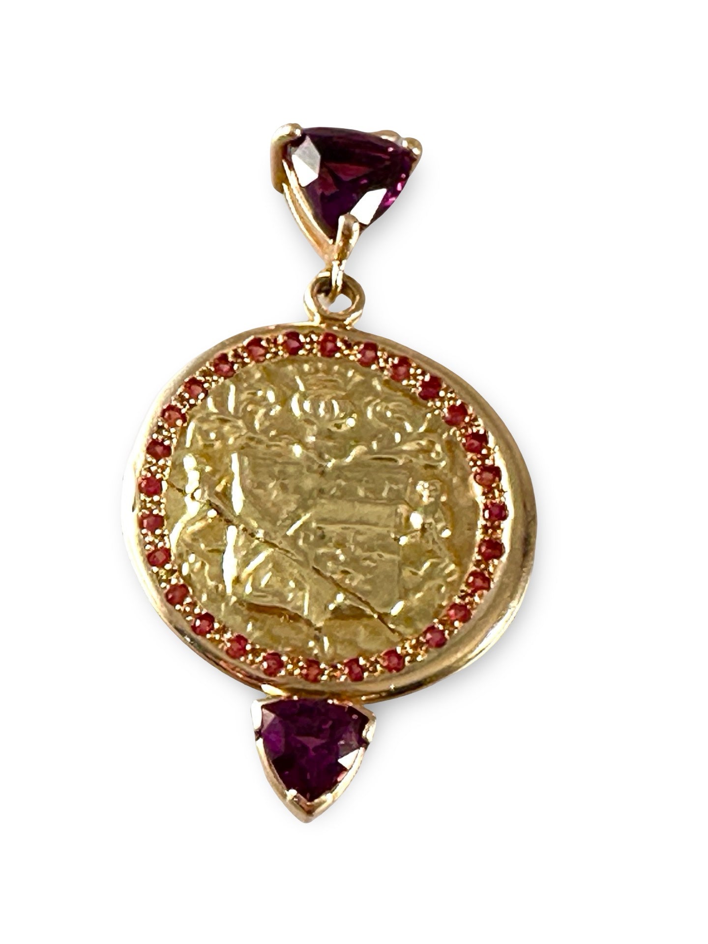 18k Gold Royalty Pendant