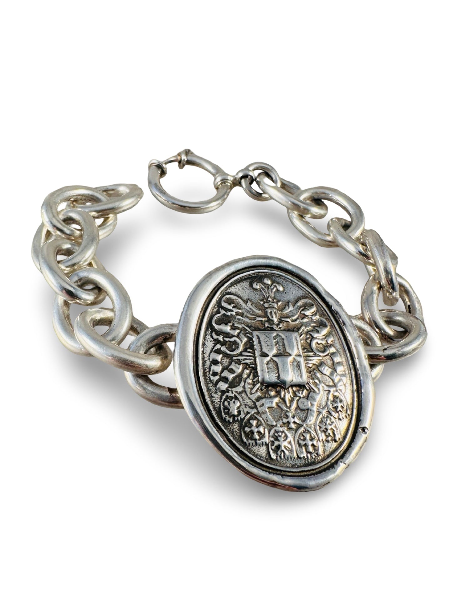 Large Victory Shield Bracelet