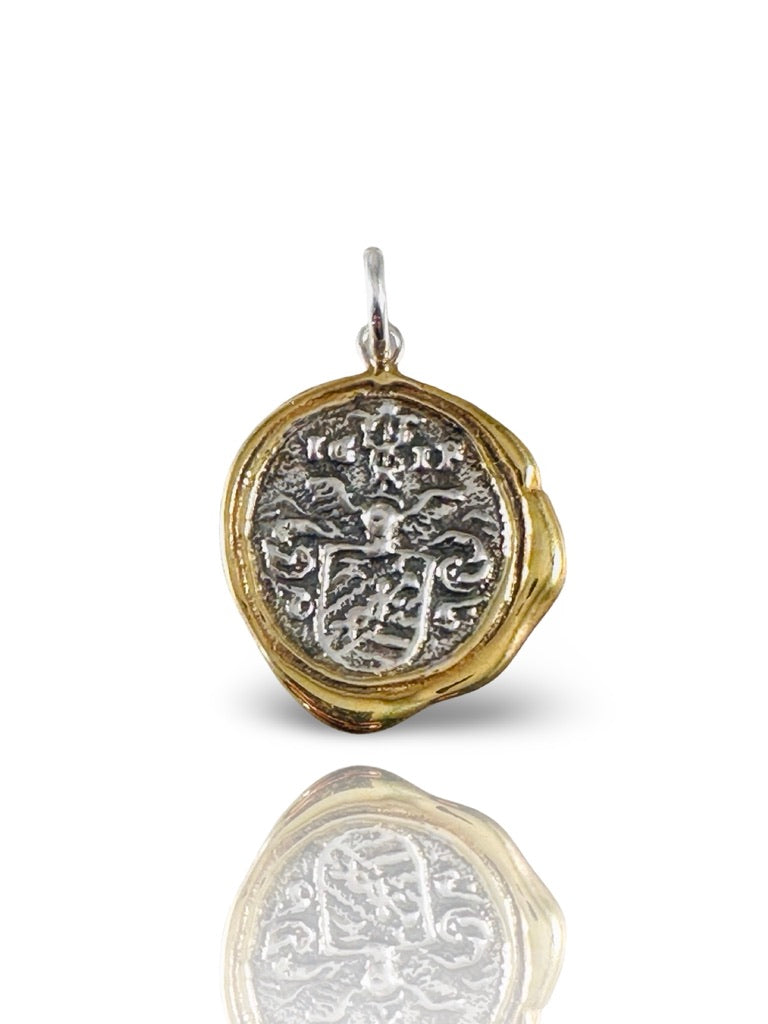 Sterling Small Shield Pendant