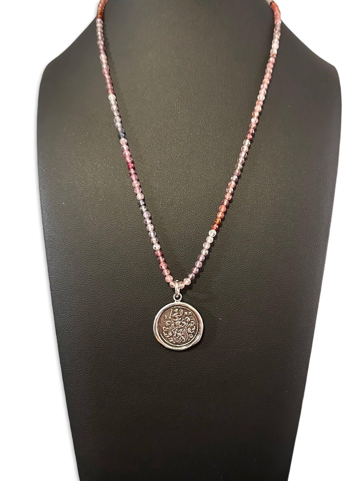 Gryphon Zircon Gemstone Charm Necklace