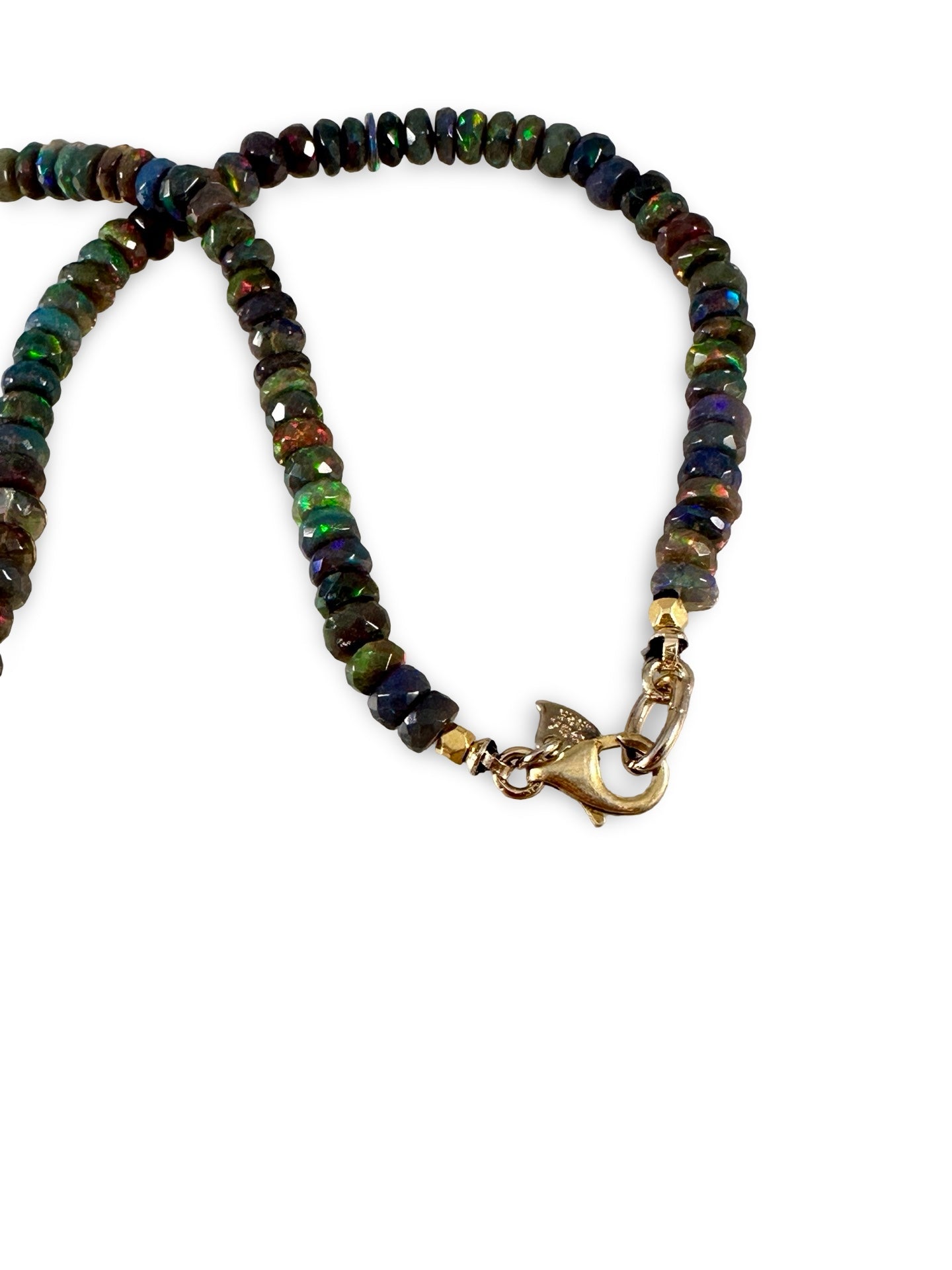 16.5” Black Opal Royalty Necklace