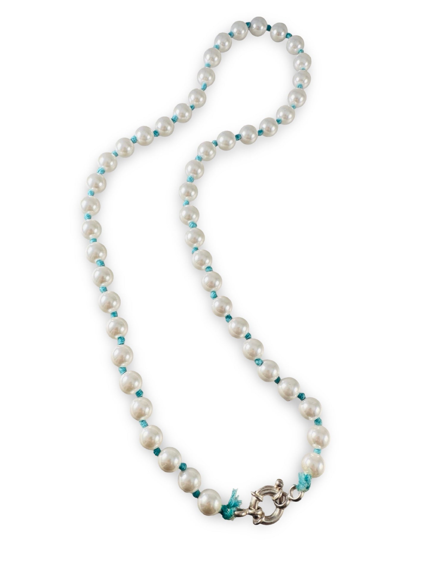 **SALE ** Large Pearl and Peruvian Opal Necklaces