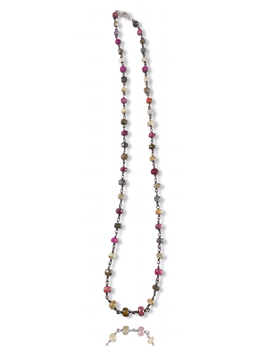 Gemstone Wire Wrap Necklace