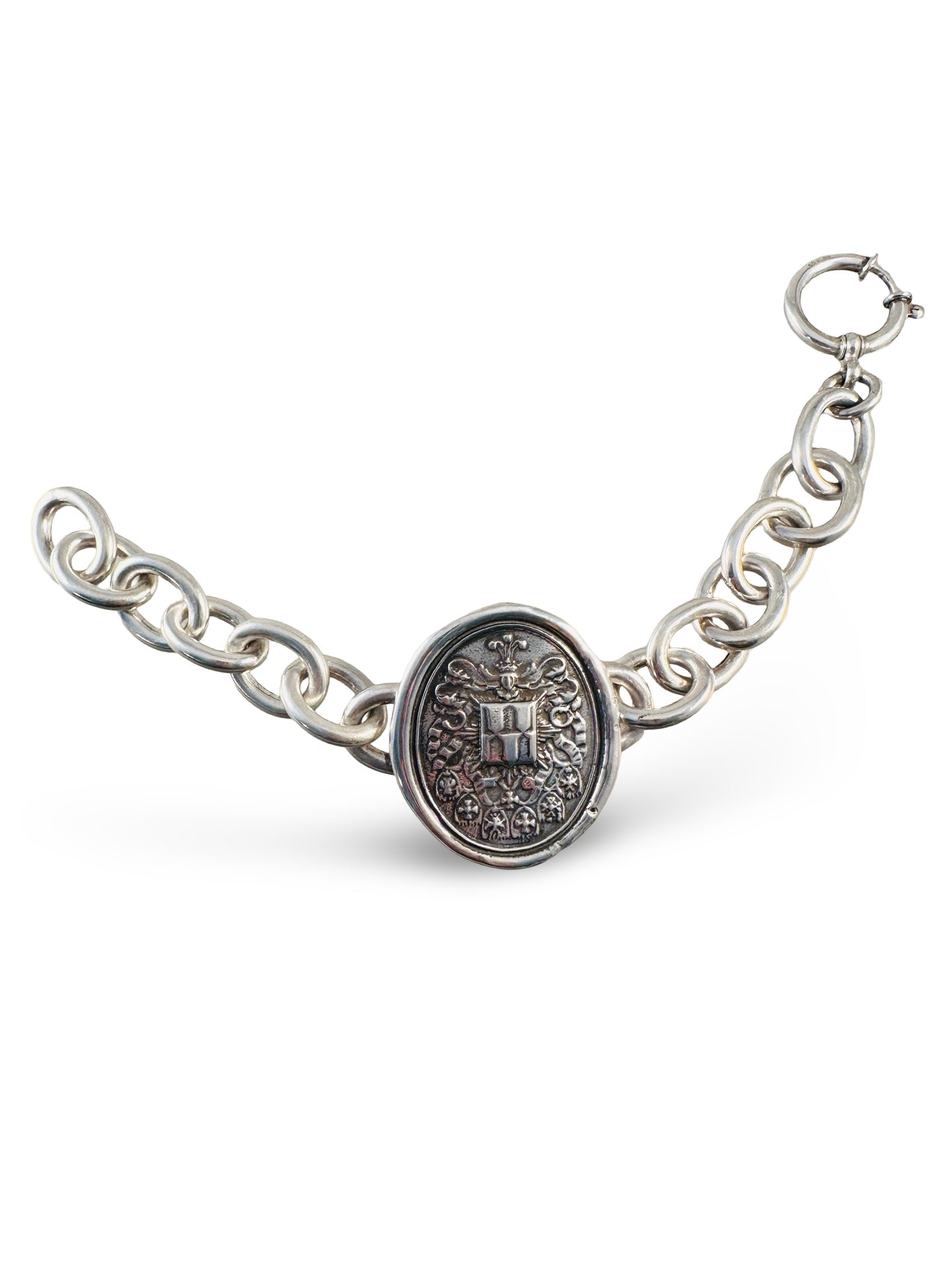 Large Victory Shield Bracelet