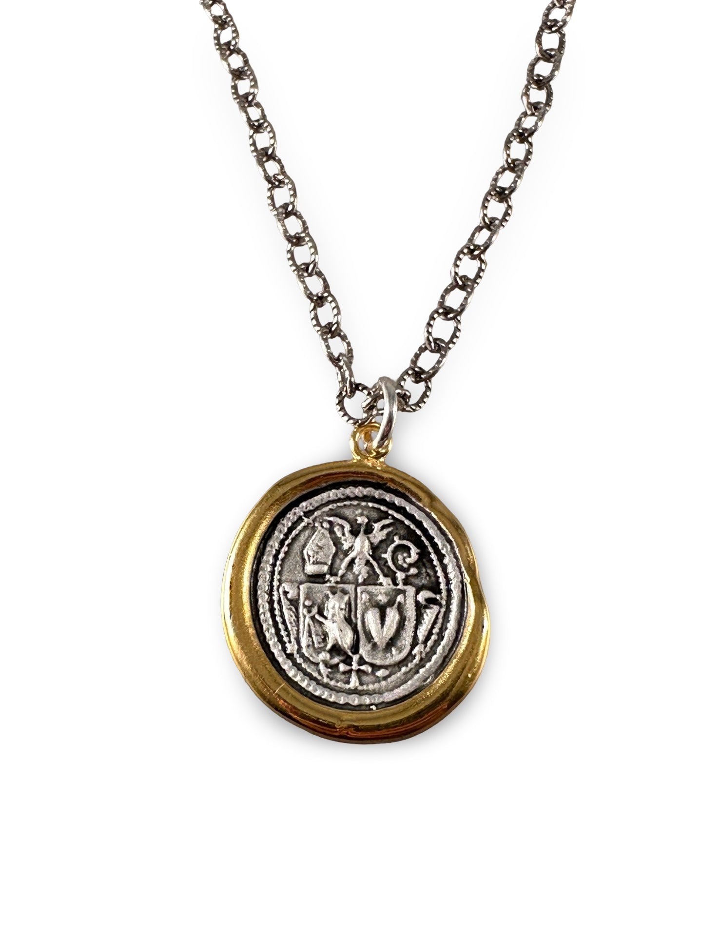 Guardian of the Divine Sterling & Vermeil Necklace