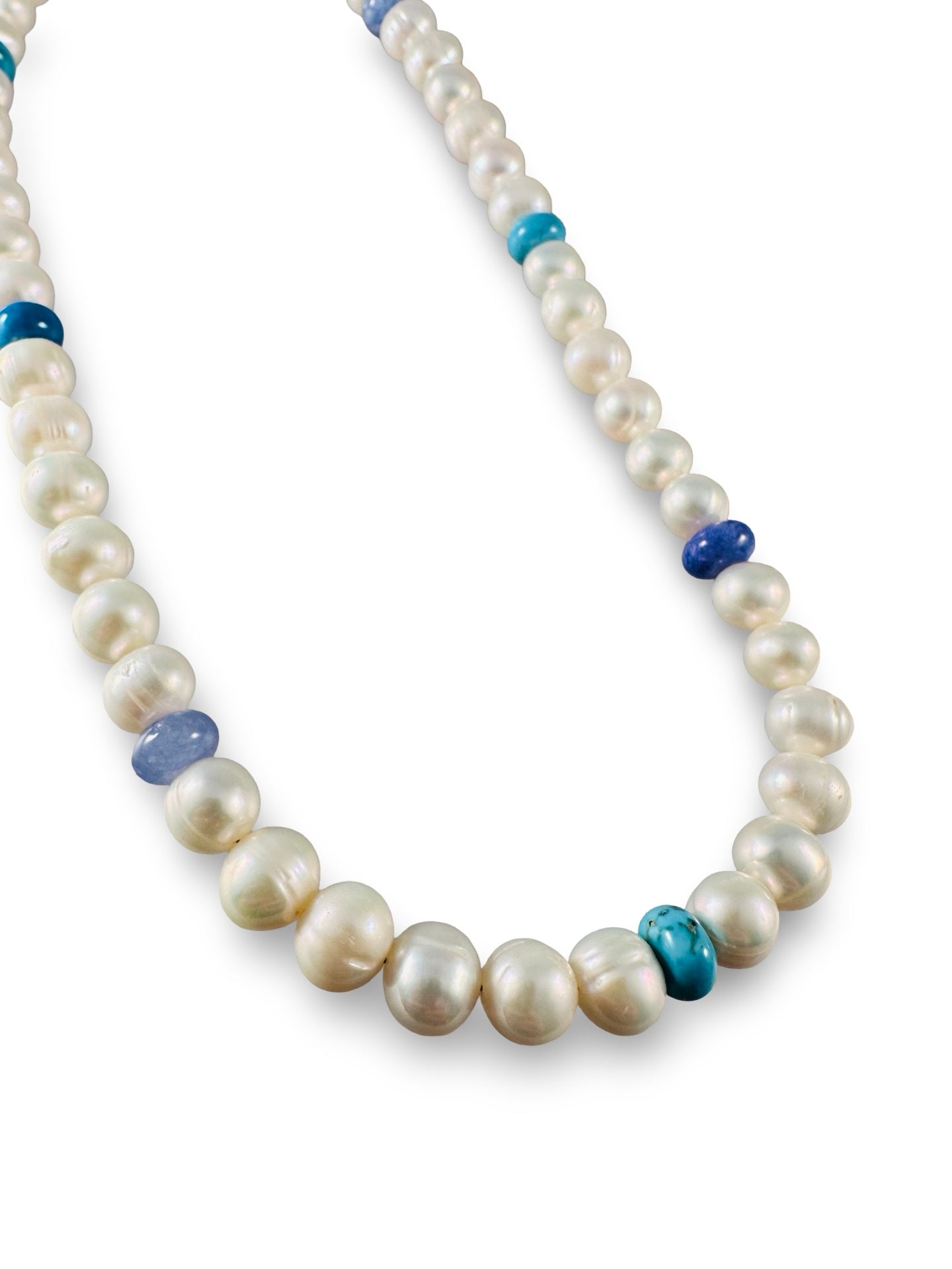 **SALE ** Large Pearl and Peruvian Opal Necklaces
