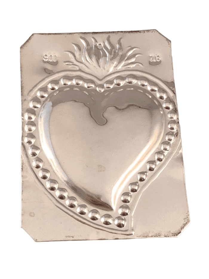 Silver Greek Heart Tama