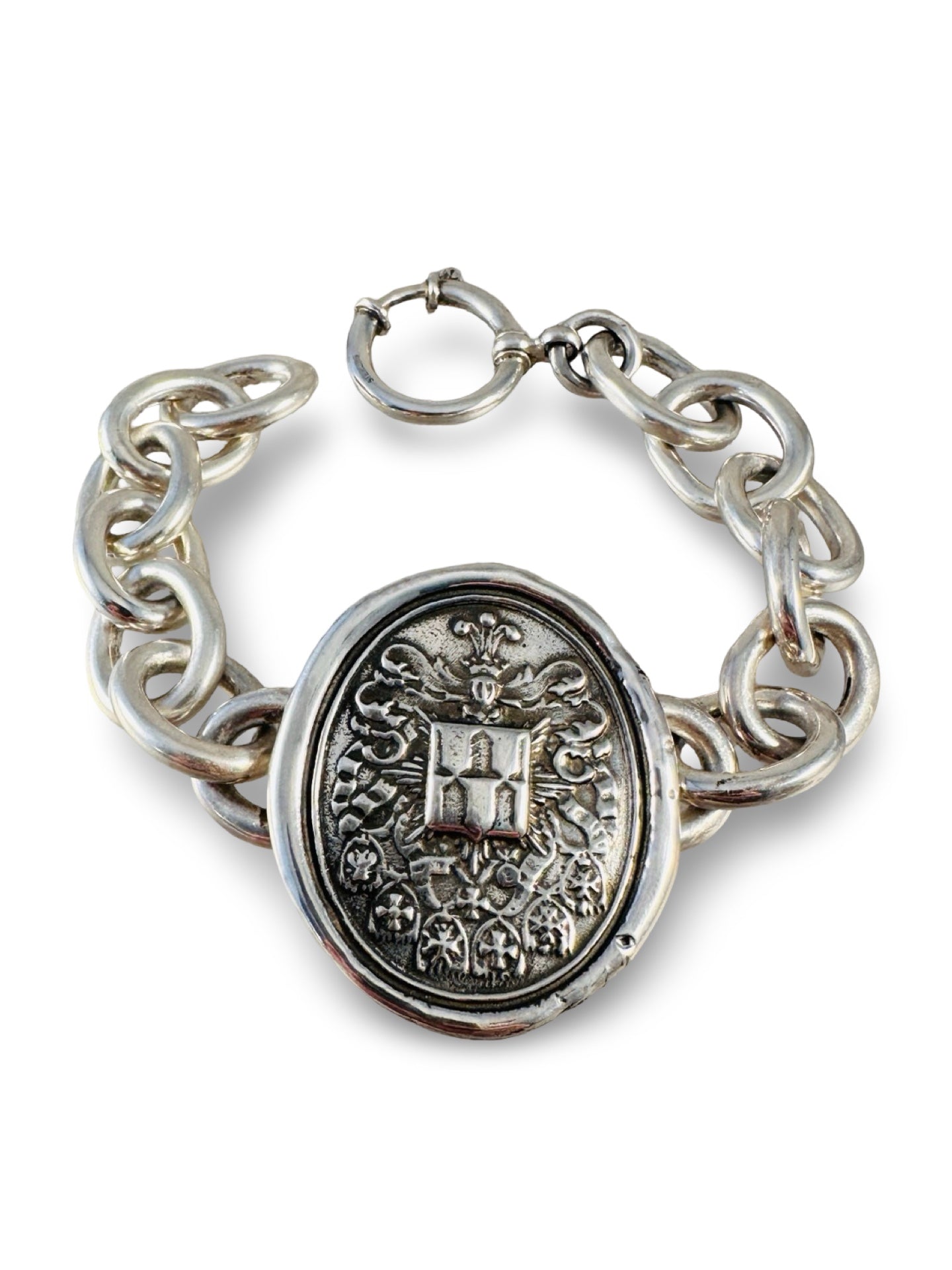 Large Victory Shield Bracelet