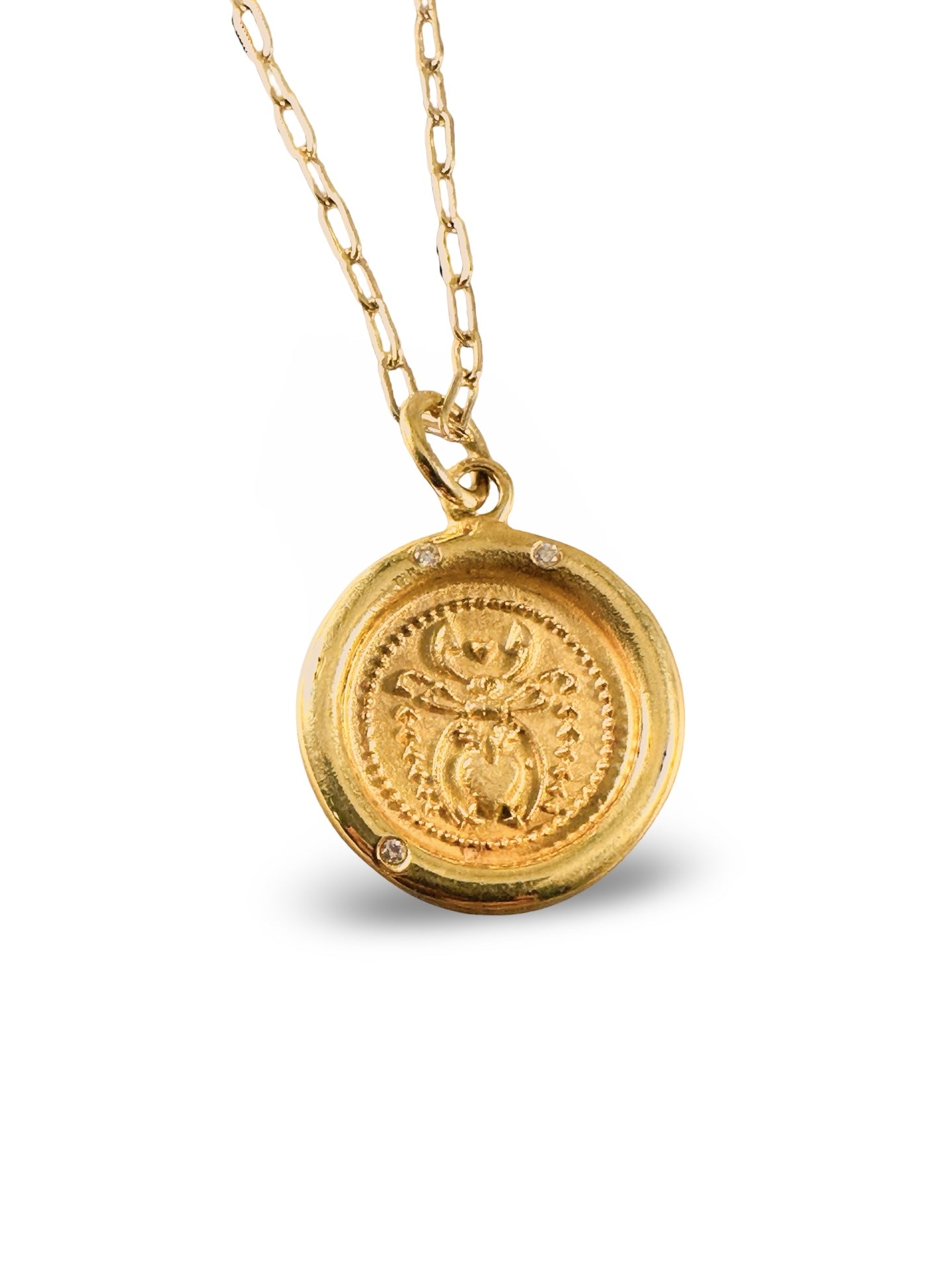 Petite Angel Heart Necklace