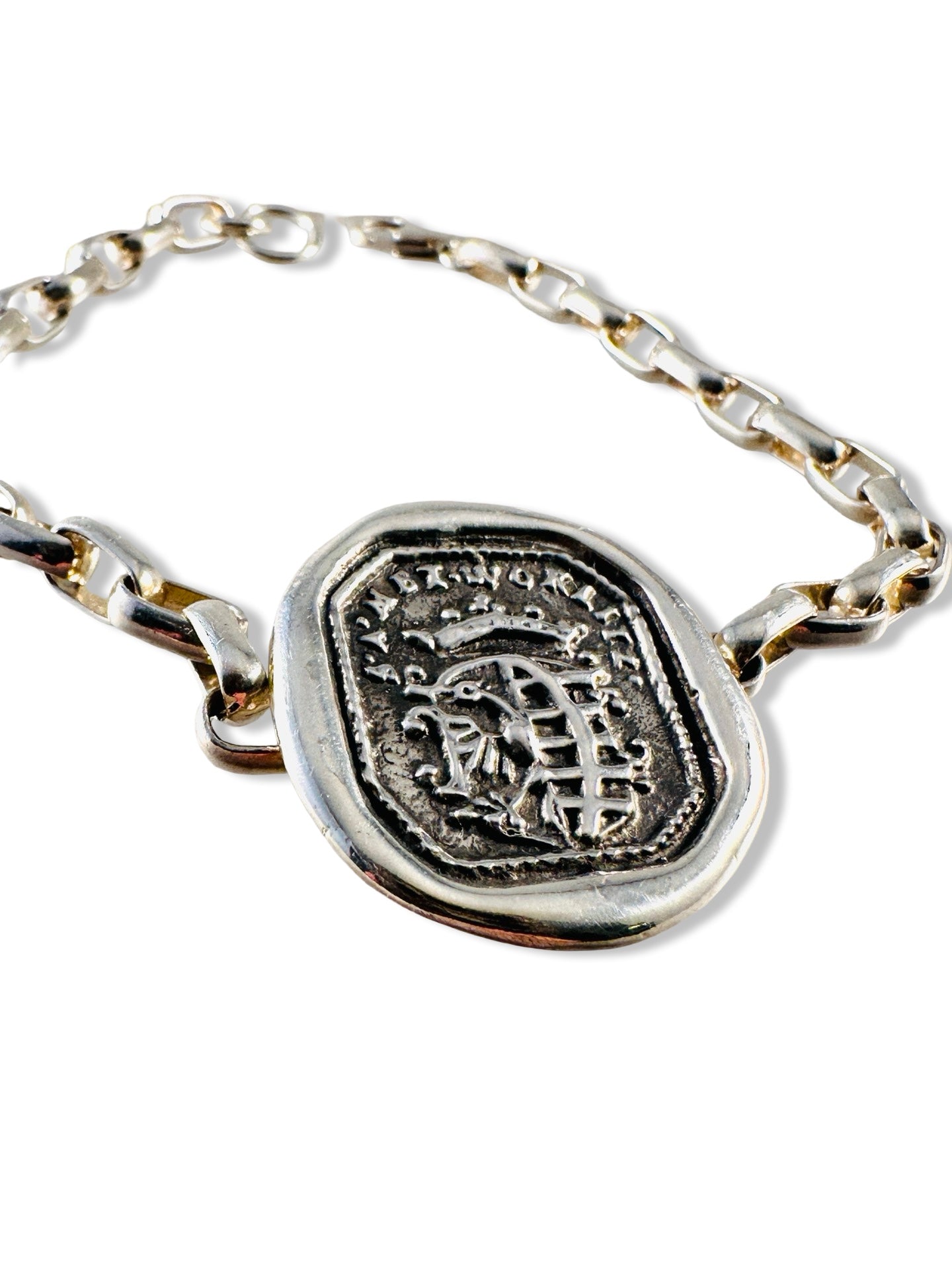 Square Gryphon Shield Bracelet