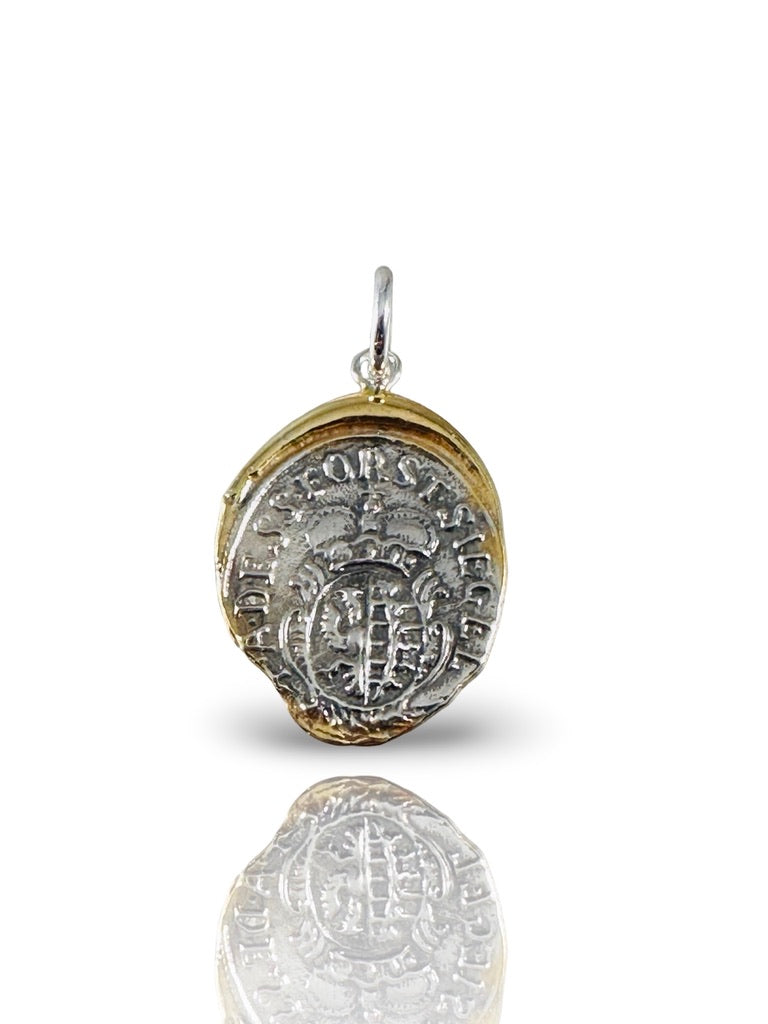 Sterling Small Shield Pendant