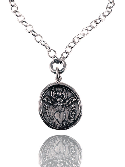 Angel Heart Sterling Necklace