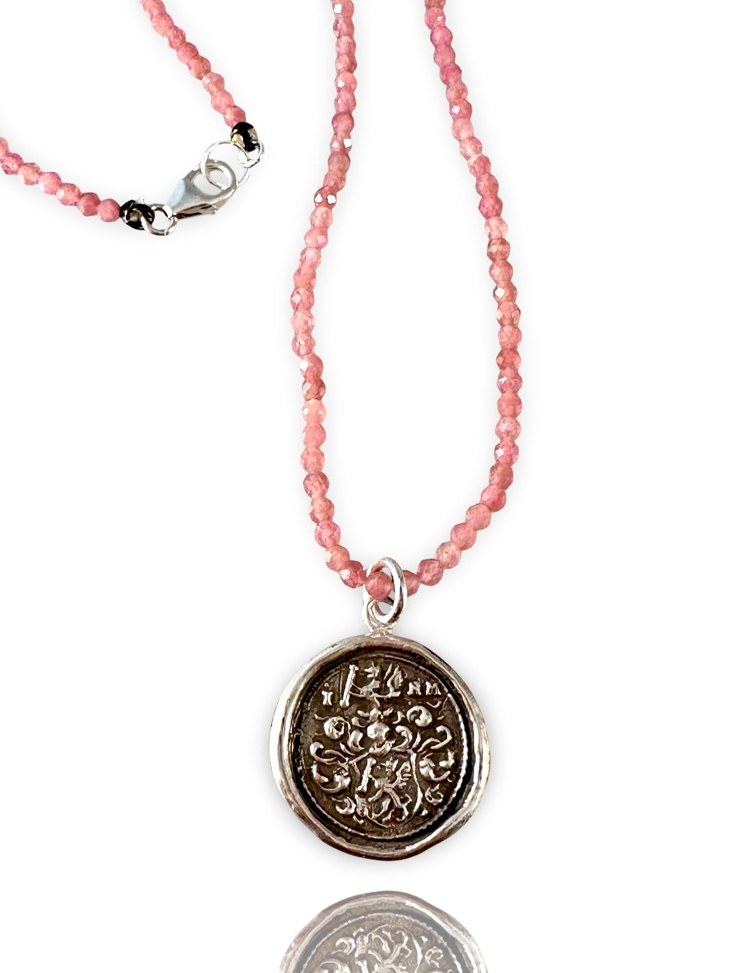 Gemstone Bead and Crest Necklaces