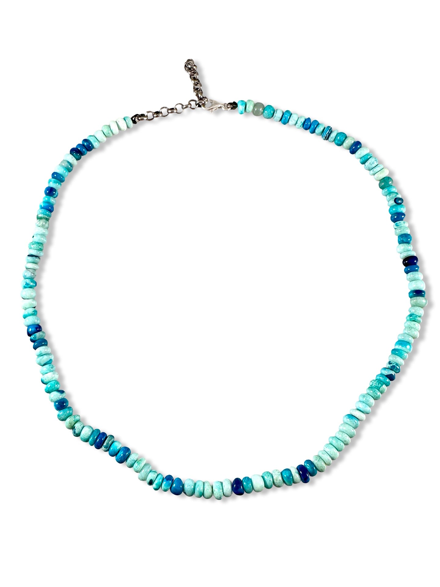 Peruvian Opal and Jade Necklaces