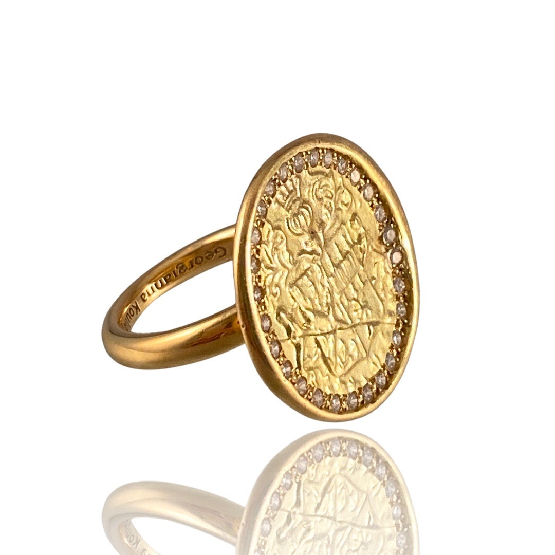 18k Gold Royalty Diamond Ring