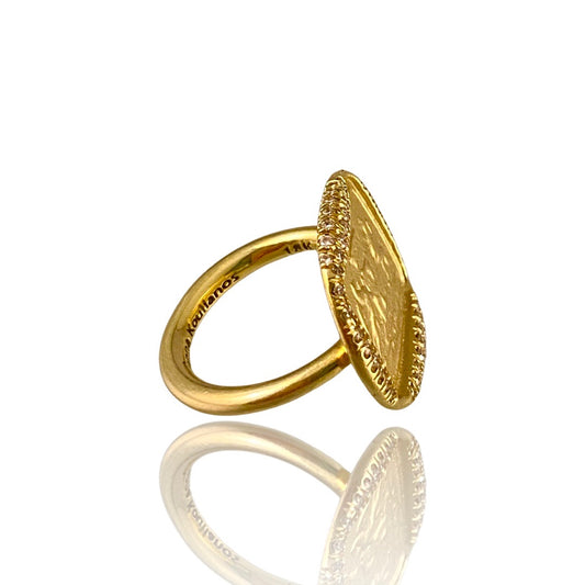 18k Gold Double Gryphon Ring