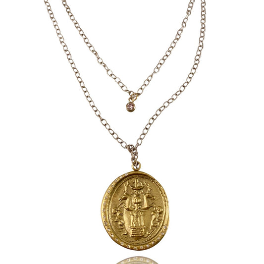 18k Gold Tree of Life Diamond Necklace