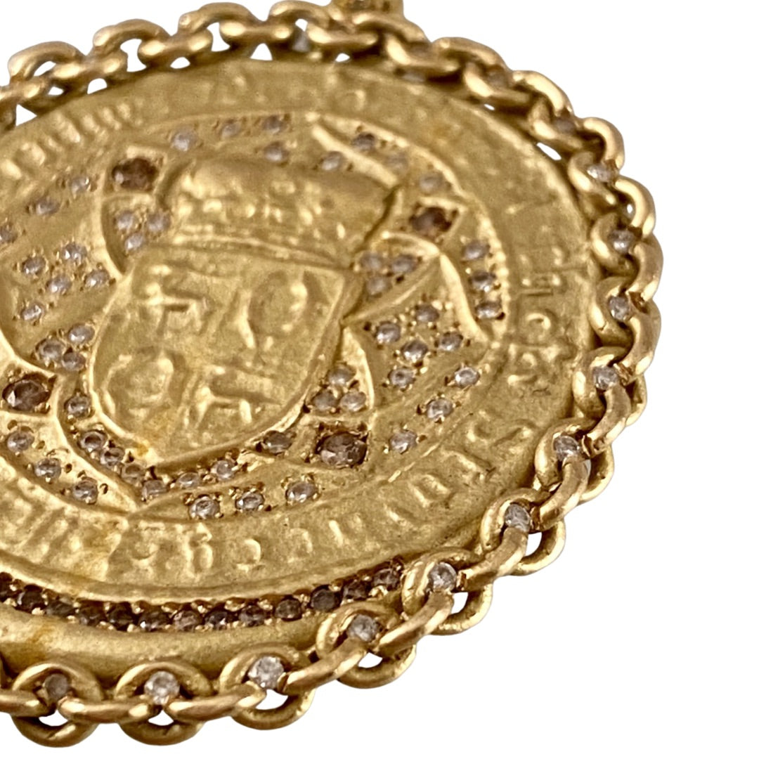 18k Gold illuminated Faith Diamond Necklace