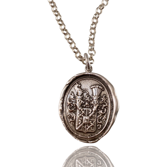 Mythological Unicorn Sterling Silver Necklace