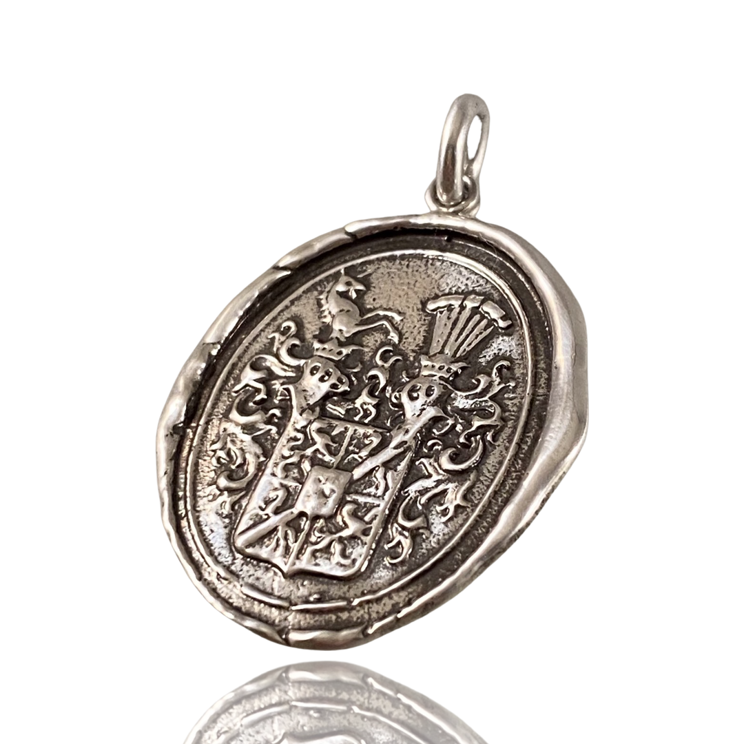Mythological Unicorn Sterling Pendant