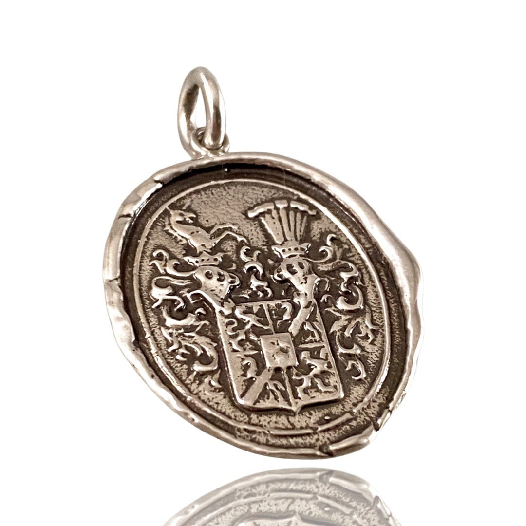 Mythological Unicorn Sterling Pendant