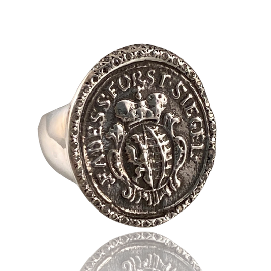 Global Gryphon Diamond Signet Ring