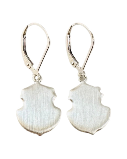 Sterling Shield Earring