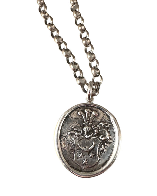 Peaceful Queen Sterling Necklace