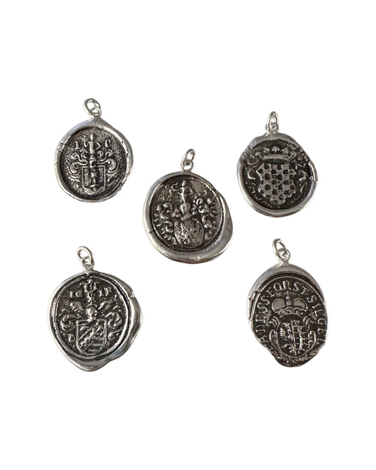 Sterling Small Shield Pendant