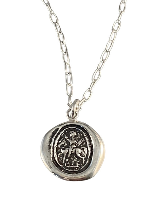 Saint George 24” Sterling Necklace